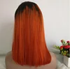 1B/orange blue pink purple BOB short lace front and full lace human hair wigs