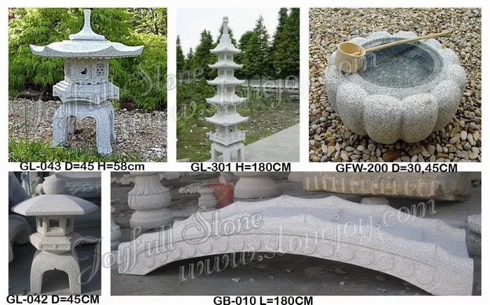 Japanese and Oriental garden decorations