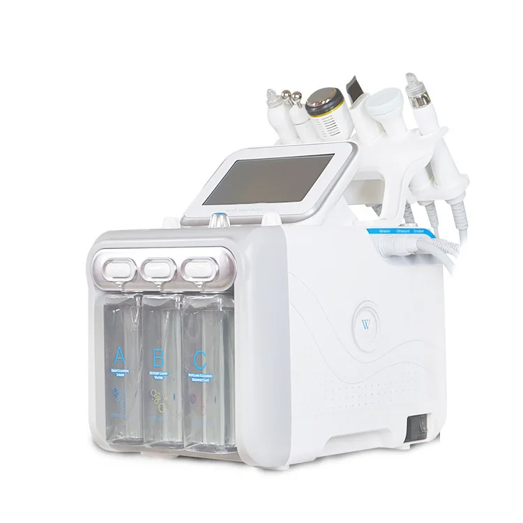 Hydrogen Oxygen Hydra Skin Peel Facial Equipment H2O2 Small Bubble Beauty Machine