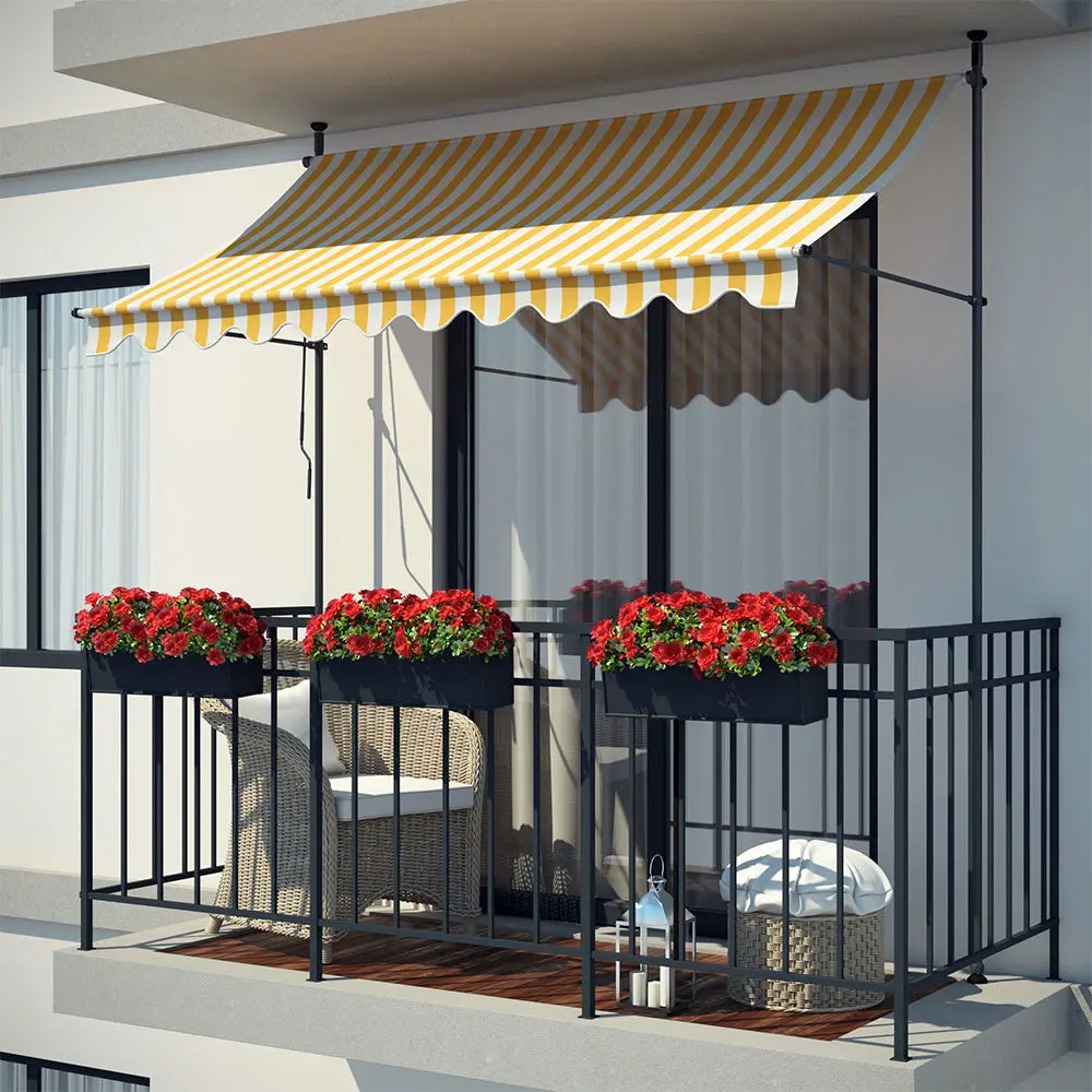 Outdoor Waterproof Retractable Patio Awnings And Canopies View