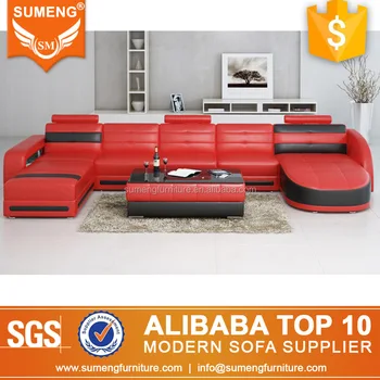 Sumeng Hot Leather Sofa Lounge Double Chaise Recliner Sumeng Hot Leather Sofa Lounge Double Chaise Recliner Furniture Set