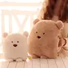 Doudou Bear Square Bear plush pillow hand warmer and blanket office sleeping Cushion pillow