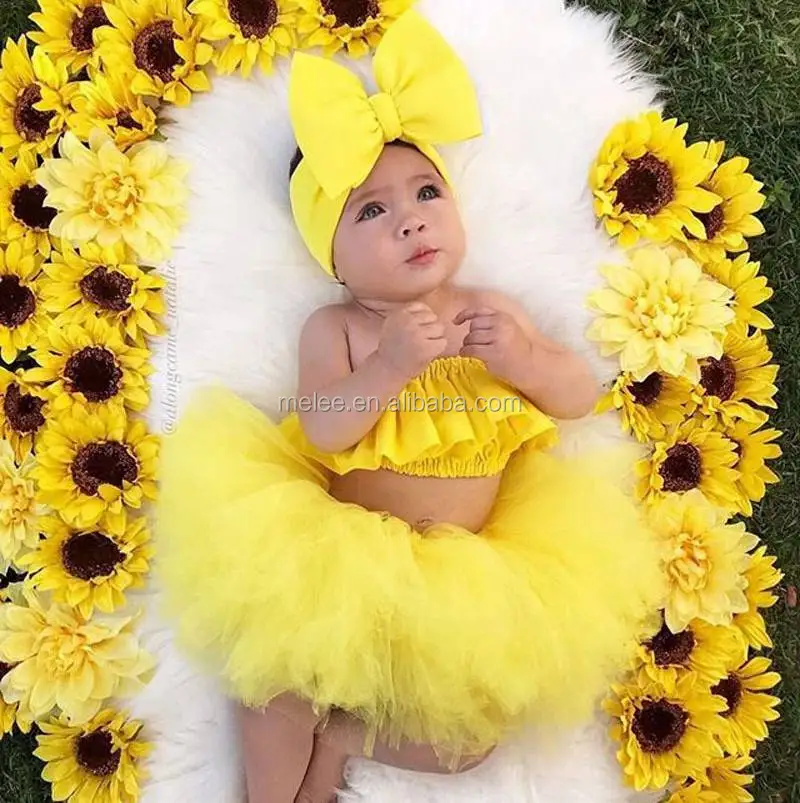 yellow infant clothes