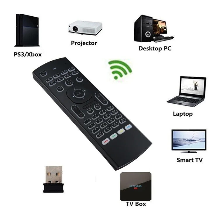 Super General Tv Remote Control With 7 Light Color For Random Selection