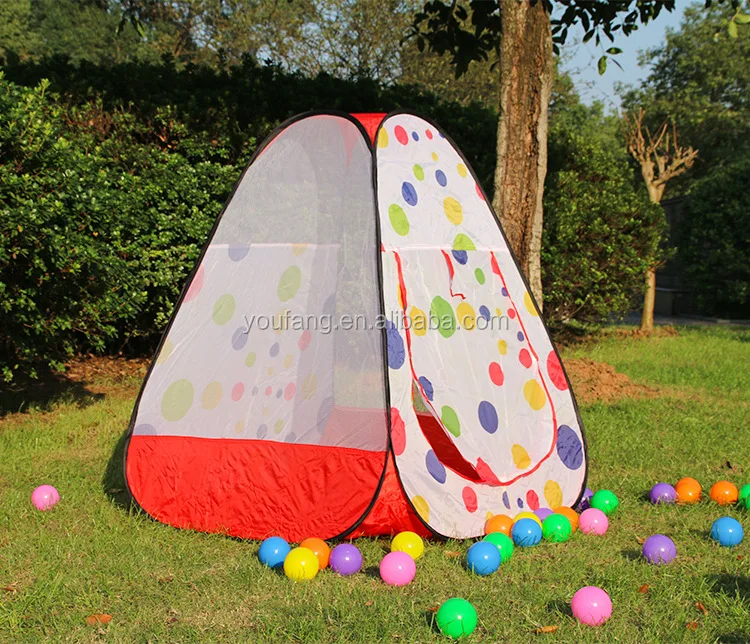 Yf W1119 Portable Bebe Jouer Maison Pop Up Tente Tipi Enfants En Plein Air Camping Ocean Balle Jouer Maison Tente De Jeu Pour Enfants Buy Tentes De Tipi A Vendre Grands Enfants Jouent