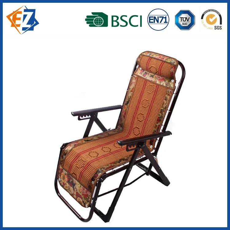 Outdoor Chaise Lounge Folding Relax Chair Adjustable For Indoor And