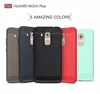 Luxury carbon fiber texture soft tpu case for Huawei Nova plus cover