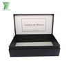 Premium custom black paperboard packaging box luxury cigar boxes wholesale