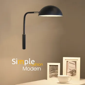 Nordic Modern Swing Arm Wall Mounted Reading Lamp For Home Decor