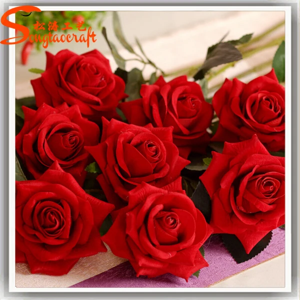 Factory Whole Artificial Red Rose Flowers Factory Whole Artificial Red Rose Flowers