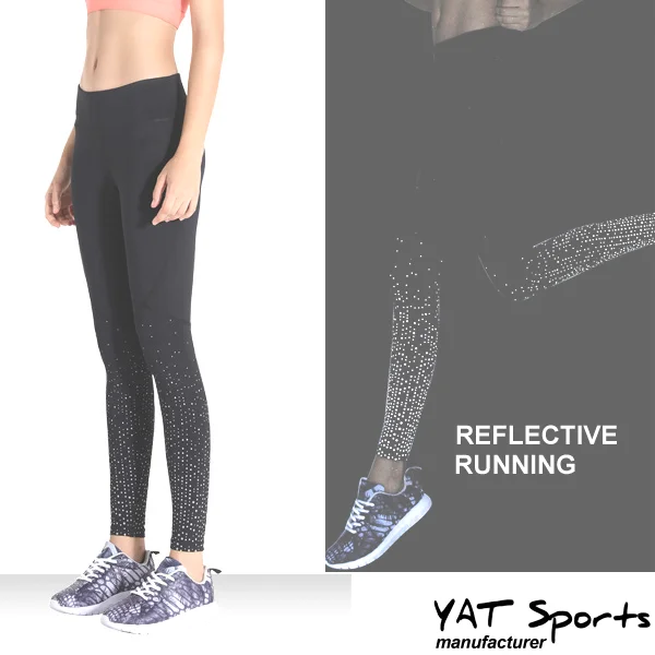 reflective running tights womens