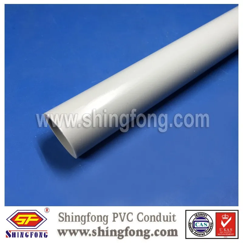 White Pvc Conduit Heavy Duty Bent Pipe Pvc Electrical Connectors