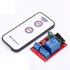 New 12V 40mA 1 Channel Self-Lock Wireless Receiver Relay Module 2 Key RF 433MHz Wireless Remote Control Switch