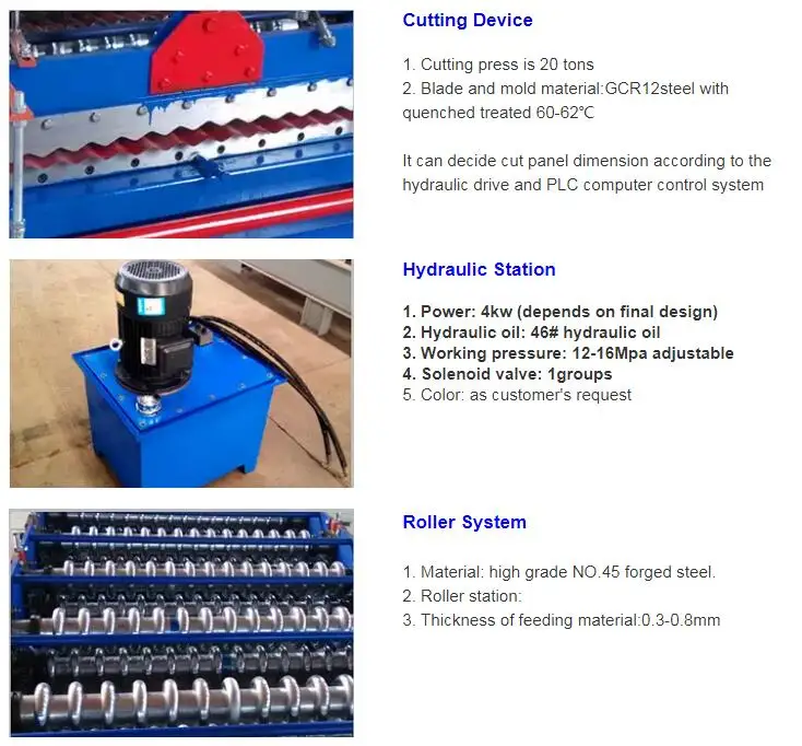 Color Steel glazed tile forming machine Glazed Tile Roll Forming Machine metal sheet roll forming machine