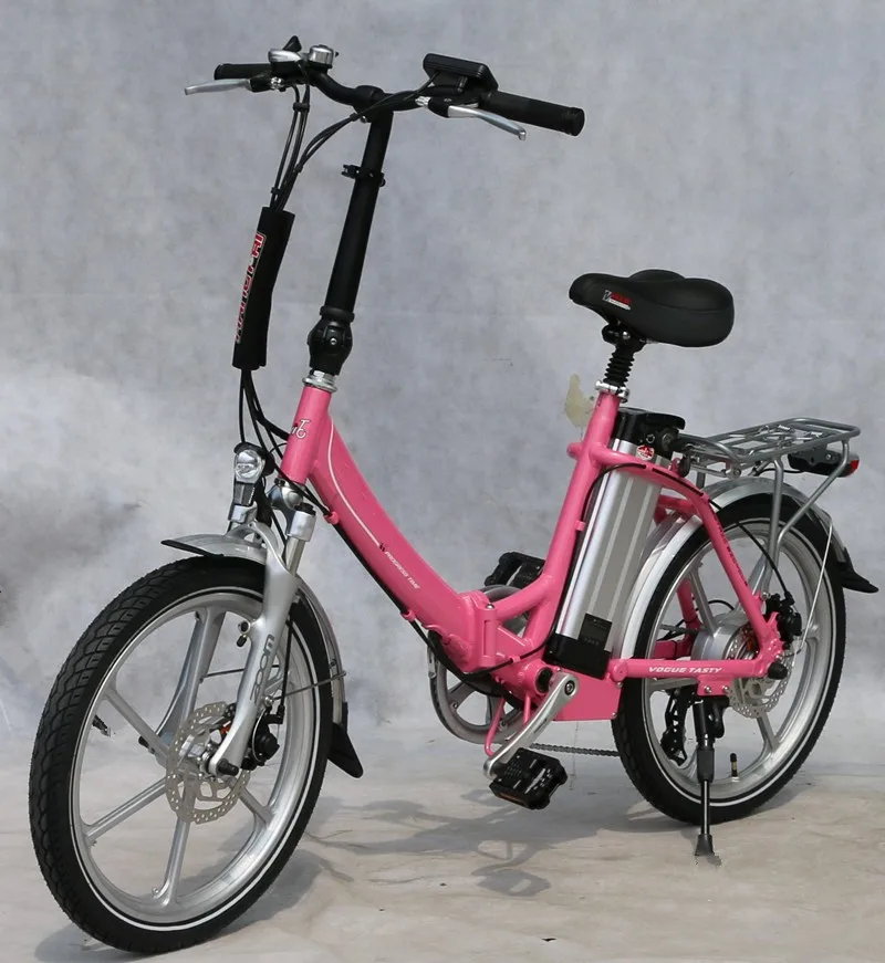 pink electric bike for adults