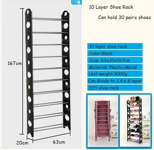 Multipurpose Shoe Rack (30-Pair)