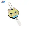 Cartoon Lucky Cat PVC Cute key shape Gift Keychain for girl