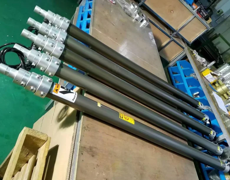 11TAL-M7-1.95-35 35 kg light weight pneumatic telescoping antenna mast