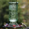 Hot sale glass hummingbird feeder for bird feeder garden decoration
