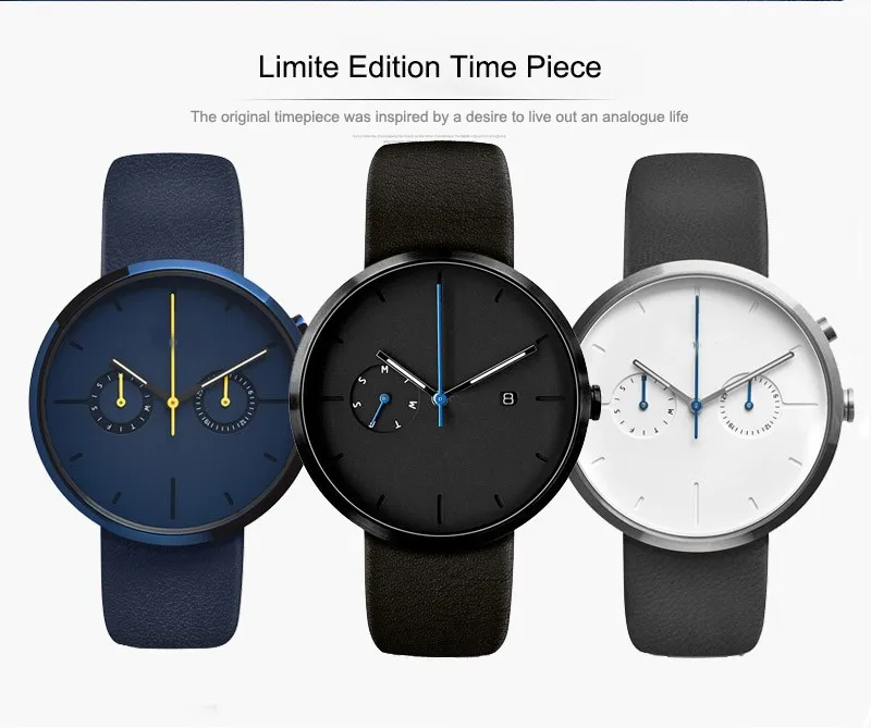 OEM Service Custom Logo Branded Watch Men Wrist Watch With Sapphire Glass