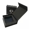 Small paper gift box packaging with cut out EVA/ foam insert for small product usb,credit card,keychain,Jewelry,cosmetic,toy