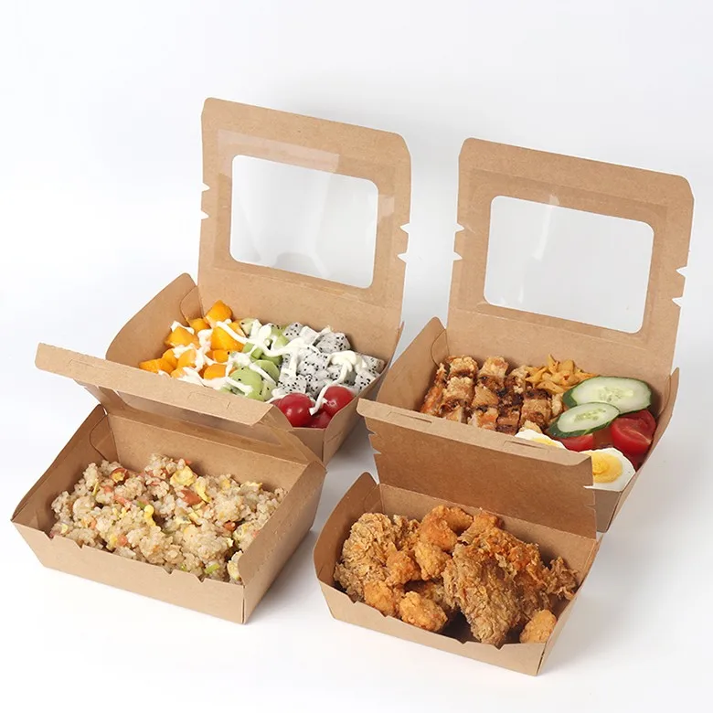 Download Recycled Cardboard Packaging Kraft Paper Food Lunch Box ...