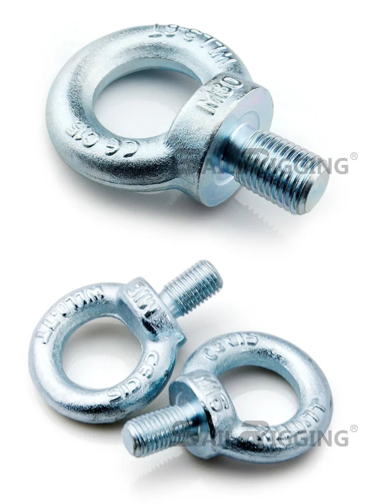 C15 m10 drop forged din580 lifting eye bolt