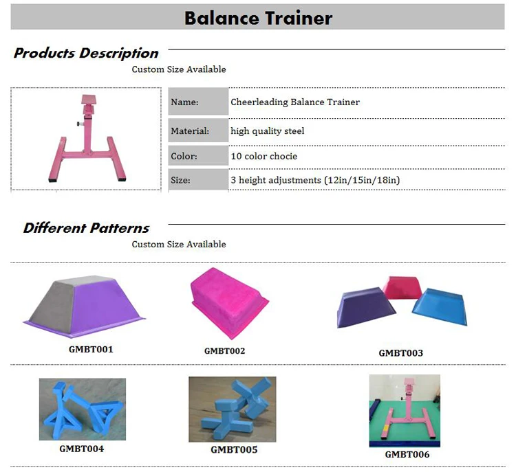 Foam Fly Right Stunt Cheer Stand For Balance Training Buy Fly Right