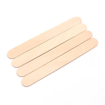 Custom Printed Logo Birch Wooden Popsicle Sticks Of Grade Food - Buy