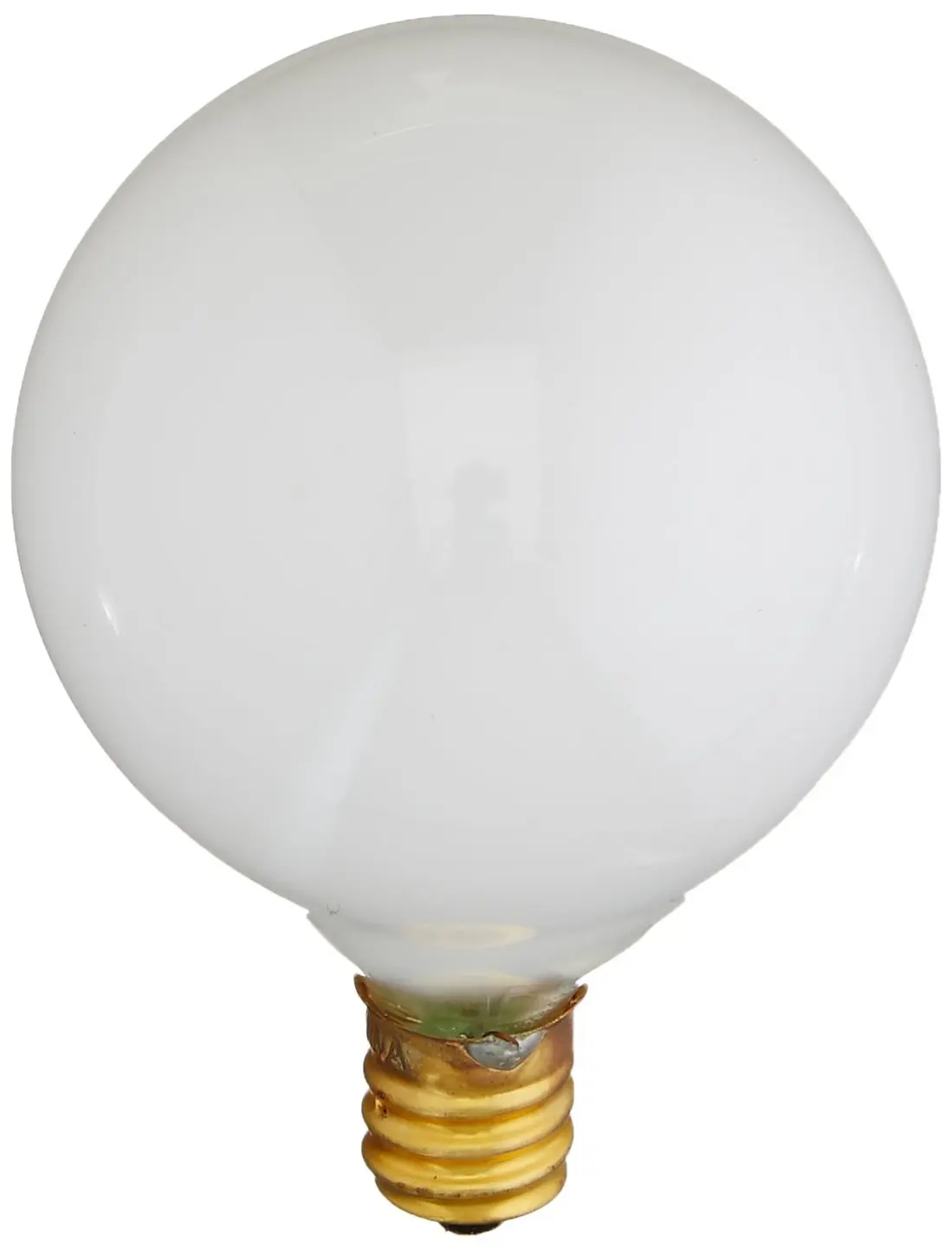 Bulbrite KR40G16CL 40W Krystal Touch G16 Globe Chandelier Bulb Candelabra Base