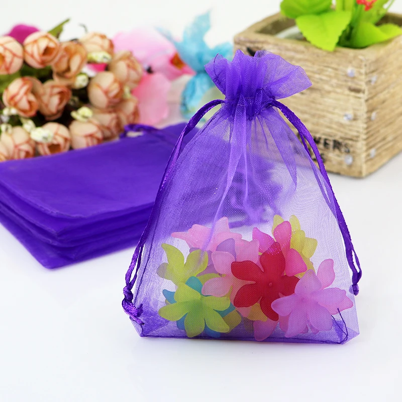 Wholesale Organza Jewellery Packing Pouches Wedding Party Favour Candy Gift Bags