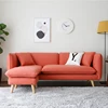 Brand name latest fabric modern lobby sofa design