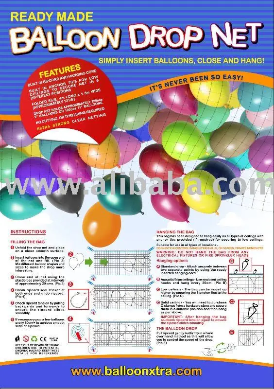 Balloon Drop Net Buy Balloon Product On Alibaba Com