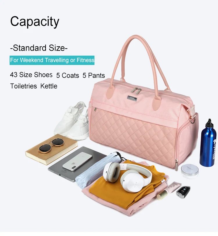 Custom Sports Gym Bag Waterproof Gym Duffle Bag Weekend Travel Bag