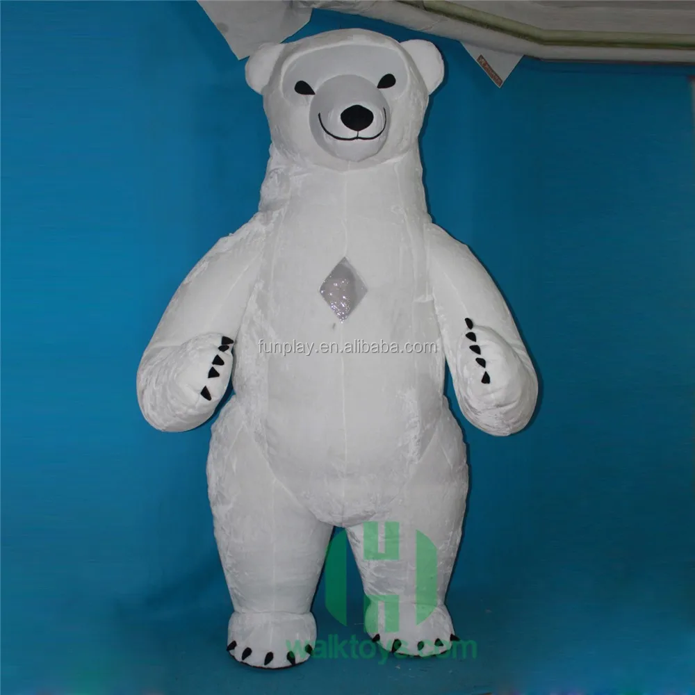 6ft inflatable polar bear