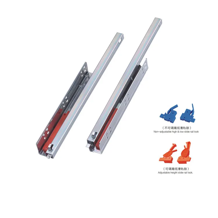 Heavy Duty Plastic Undermount Drawer Slide Out Pull Out Shelf