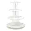 Luxury perspex clear acrylic food cake riser / stand / rack