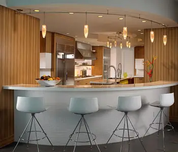 Modern Home Furniture Semi Circle Bar Counter Furniture Semi Circle Home Bar Counter