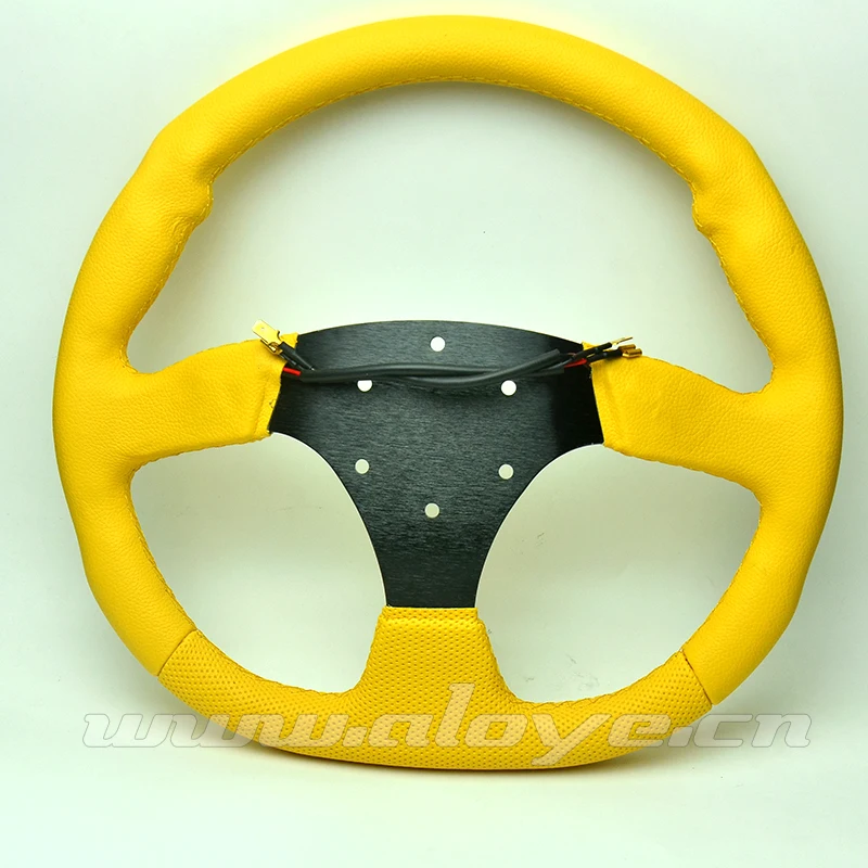 350mm Pvc Universal Modified Car Steering Wheel Game Steering Wheel