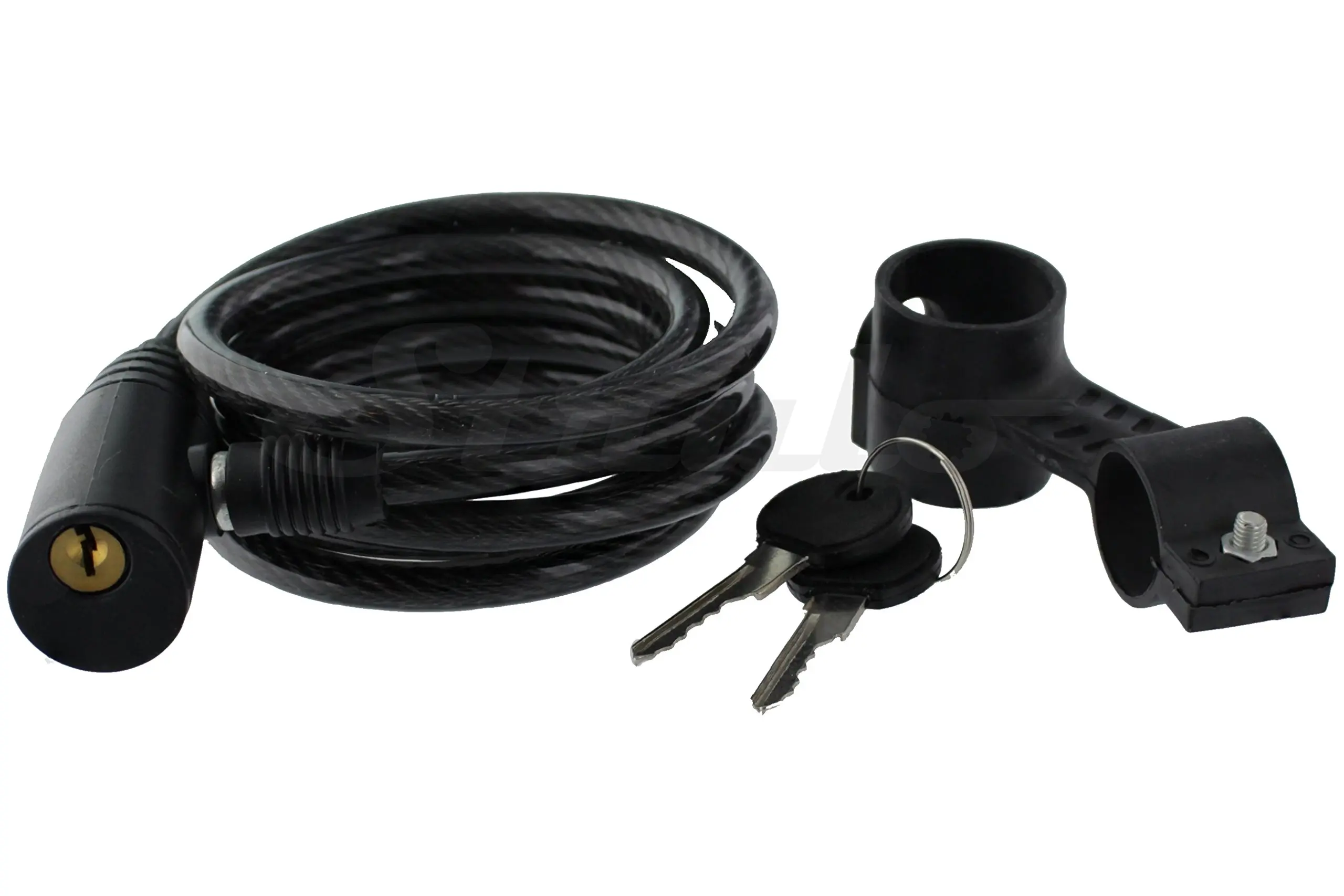 Strulo 72'' Spiral Cable Bike Lock with Keys