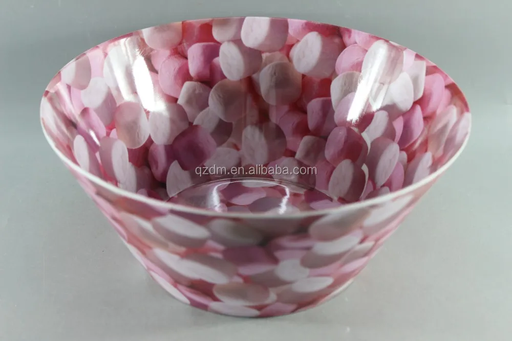 Two-Side Print 10" Melamine salad bowls