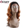 100% Human Hair Blend Brazilian Wig Full Lace Front Wig Curly Brazilian Remy Human Hair Wig