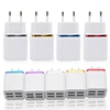 EU US Plug AC Power Adapter 5100mA 4-port Home Travel Wall USB Tablet Phone Charger for Samsung HTC for iPhone X 8