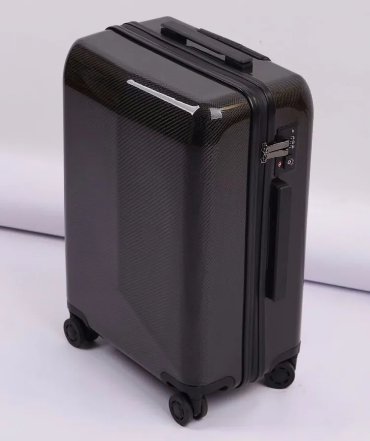2017 New Custom Waterproof Carbon Suitcase,Lightweight Carbon Fiber