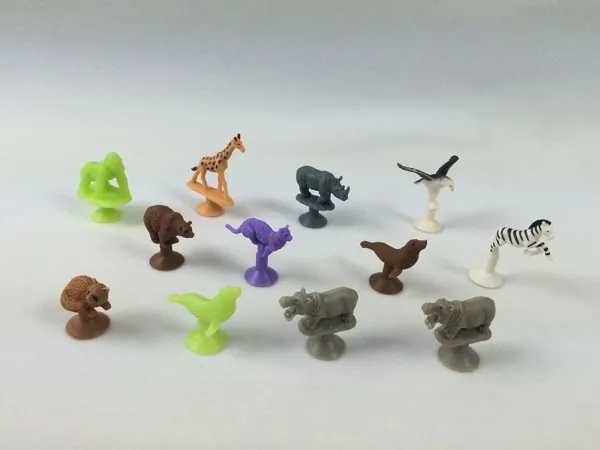 miniature rubber animals