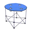 Folding canvas camping tent picnic table with four cup holder