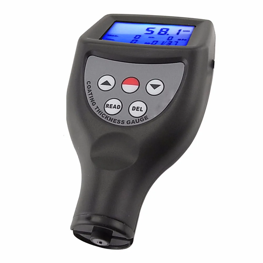 Paint Coating Thickness Meter Gauge Built-in F//NF Probe