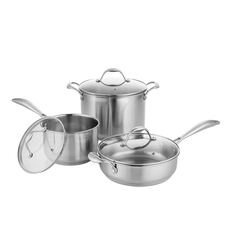 Luxury Straight Body Induction Pot And Pan Kinox Cookware Set Buy