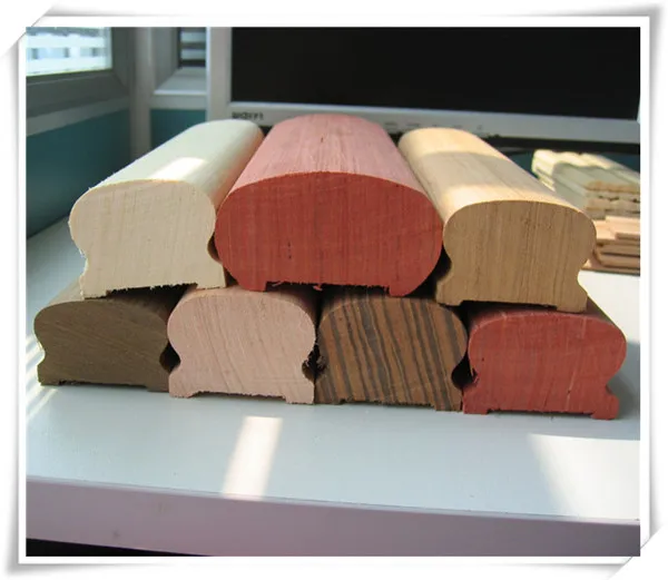 Wholesale decorative wood balusters/wooden baluster designs/decorative stair nose