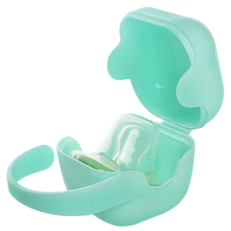 100 Safe Food Grade Bpa Free Pacifier Box Plastic Pacifier Holder Case Newborn Baby Pacifier